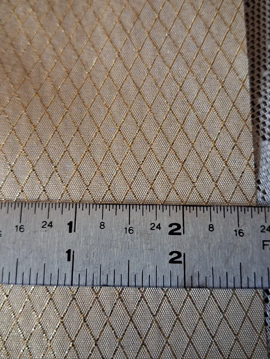 Metallic Diamond Pattern Ribbon - Picture 2 of 6